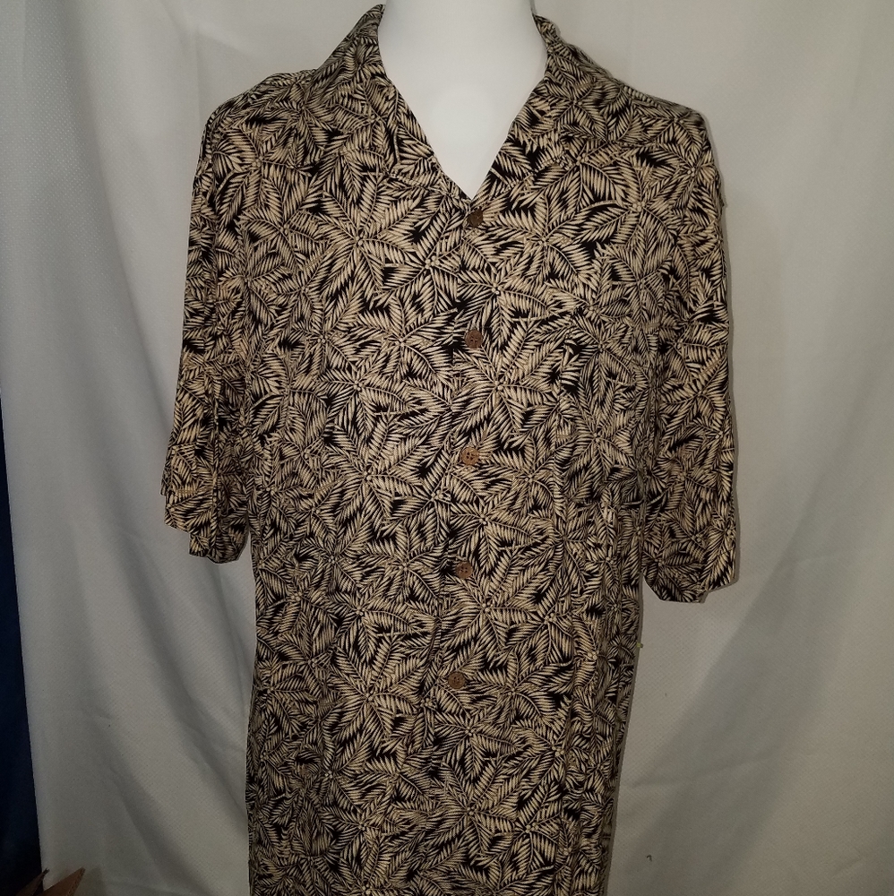 Tommy Bahama Mens Large Hawaiian Button Shirt